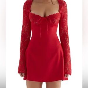 Jennica Red Mini Dress from House of CB. NWT. Size Medium!